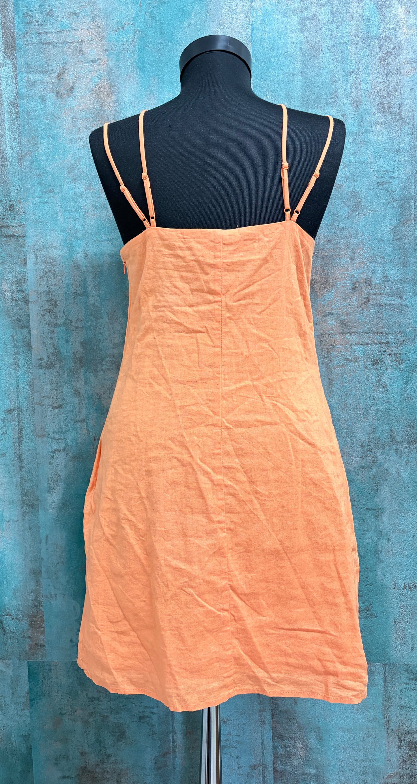 Rochie din in si bumbac