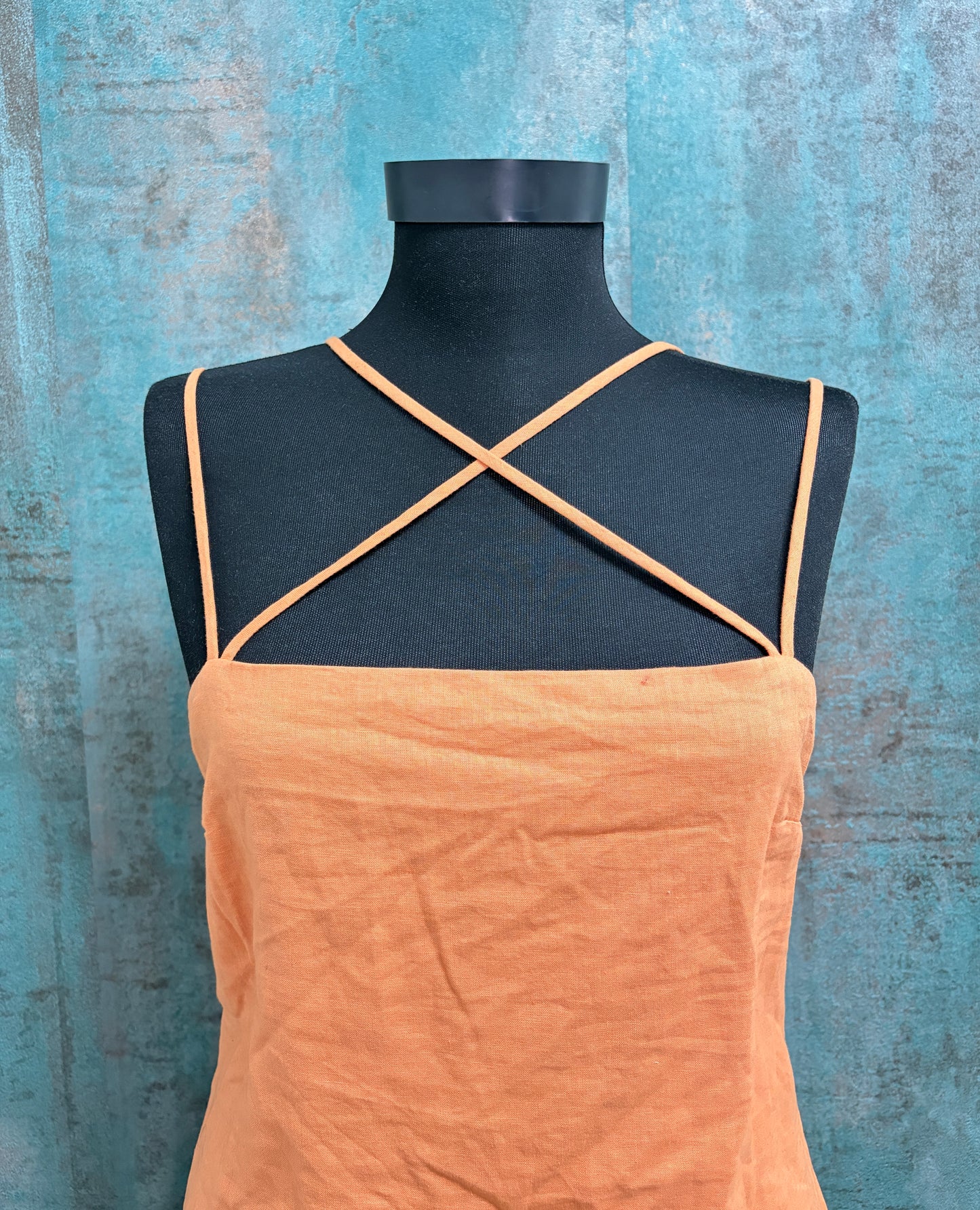 Rochie din in si bumbac