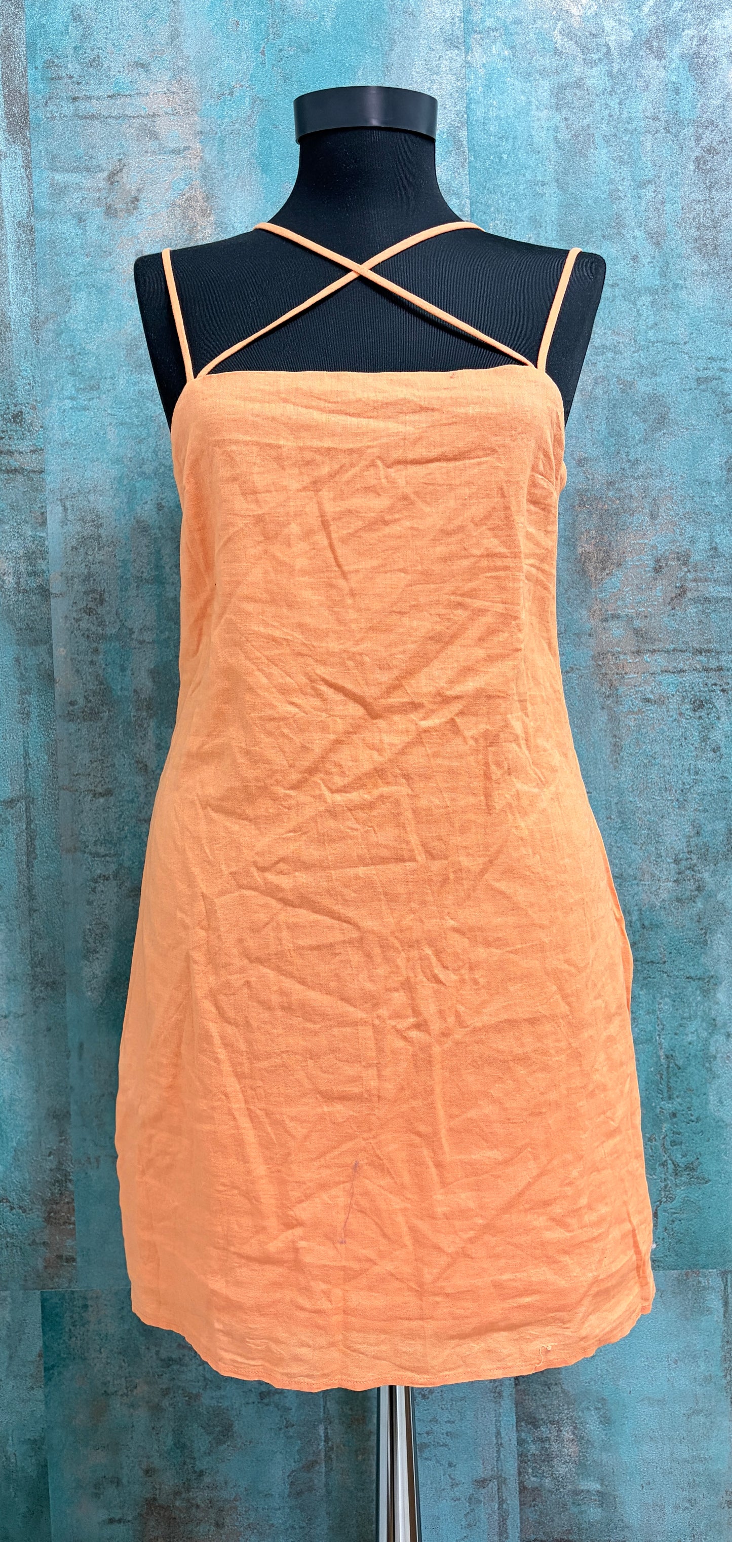 Rochie din in si bumbac