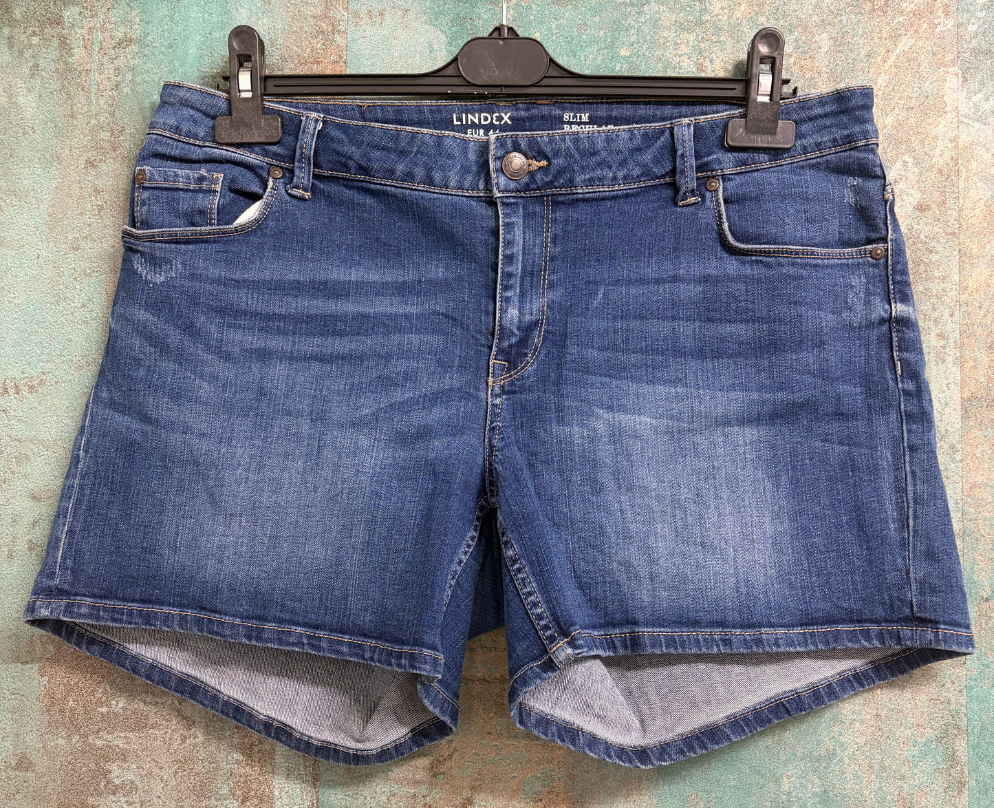 Pantaloni scurți damă din blug LIND3X, mărimea XXL(44)